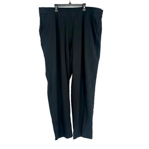 Pure Jill Womens Slim Leg Pants Size 3X Black Stretch Fit Pull On Comfort Casual